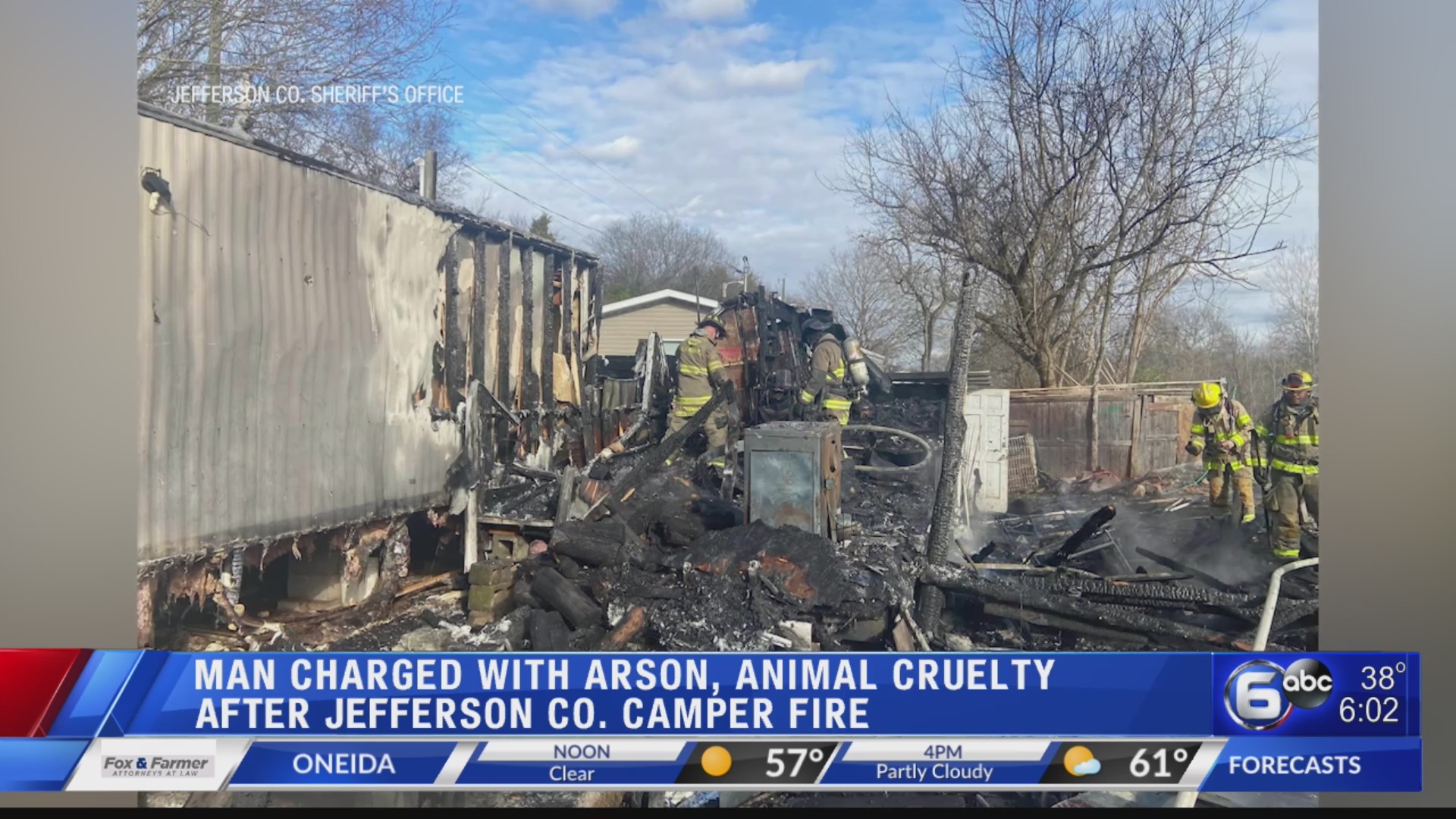 Man charged with arson, animal cruelty in Jefferson County camper fire ...
