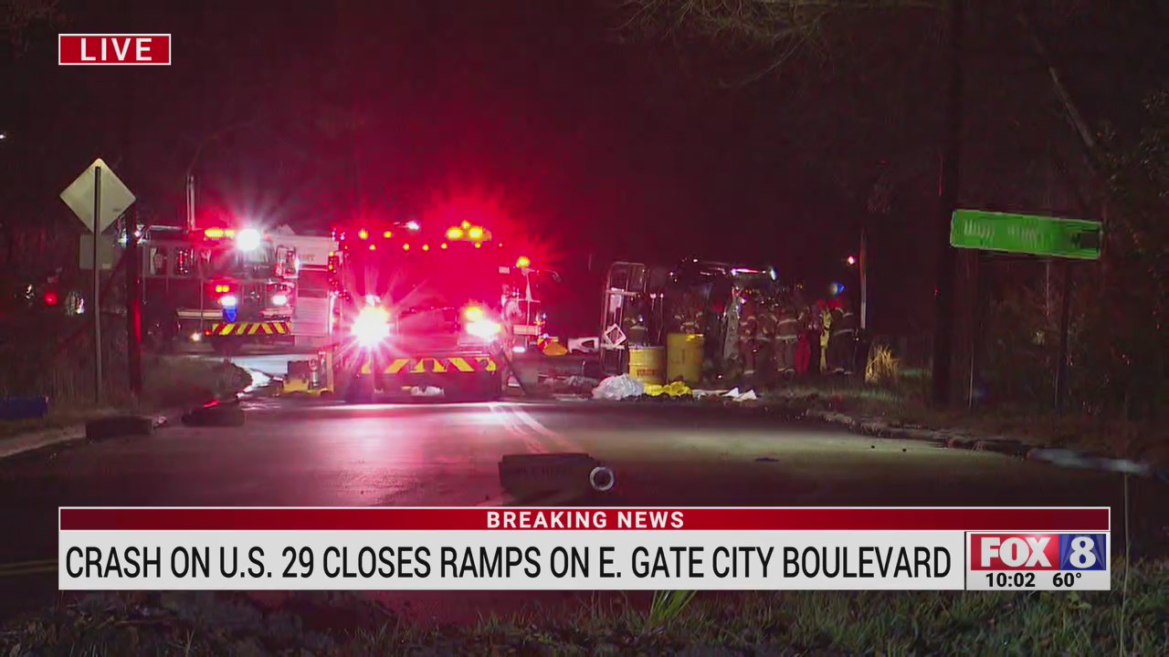 Crash closes lanes in Greensboro on East Gate City Boulevard FOX8 WGHP