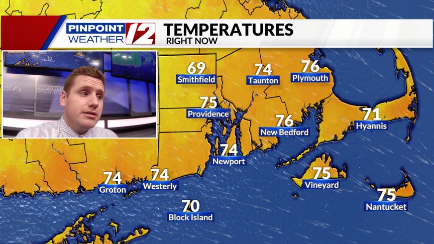 Weather Now: Pleasant, Warm, Less Humid For Today – WPRI.com