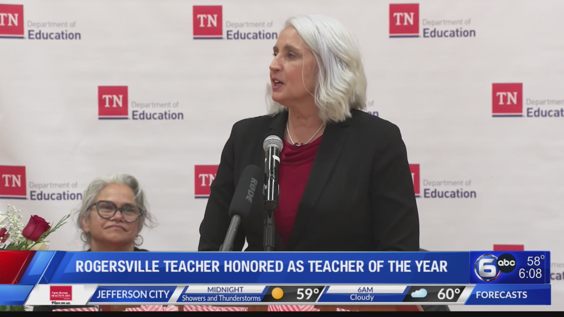 Rogersville Teacher Honored as Teacher of the Year WATE 6 On Your Side