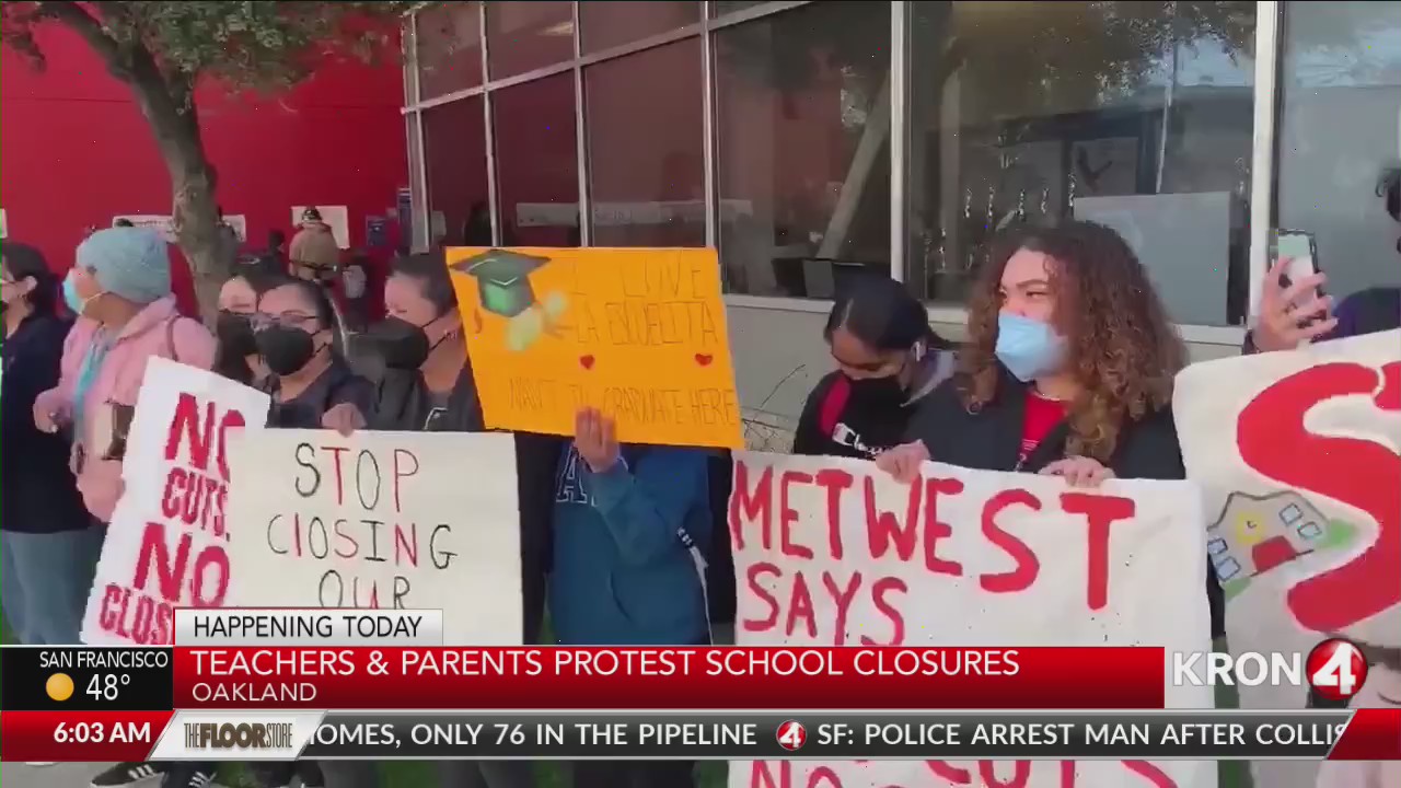 Teachers protest Oakland school closures with strike – KRON4
