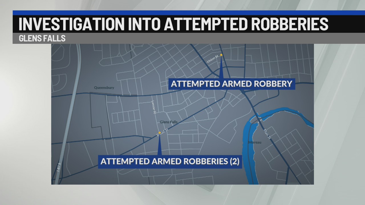 Glens Falls PD investigating attempted armed robberies – NEWS10 ABC