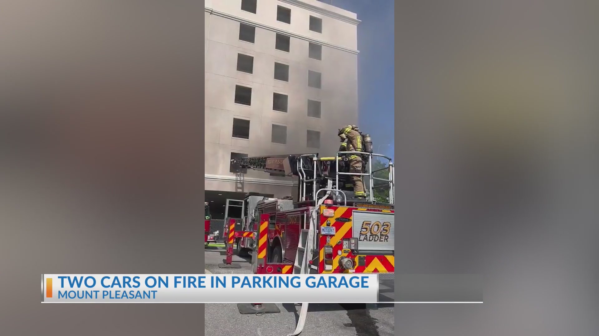 Two cars catch fire in Mount Pleasant parking garage – WCBD News 2