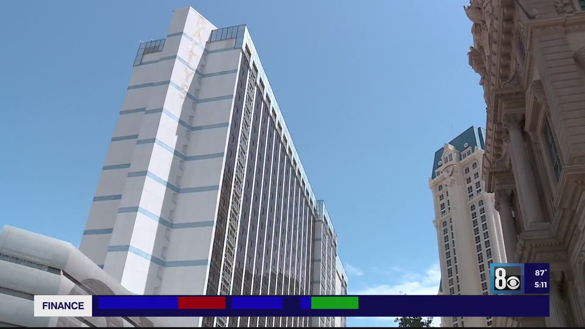 Horseshoe tower to part of Paris Las Vegas KLAS