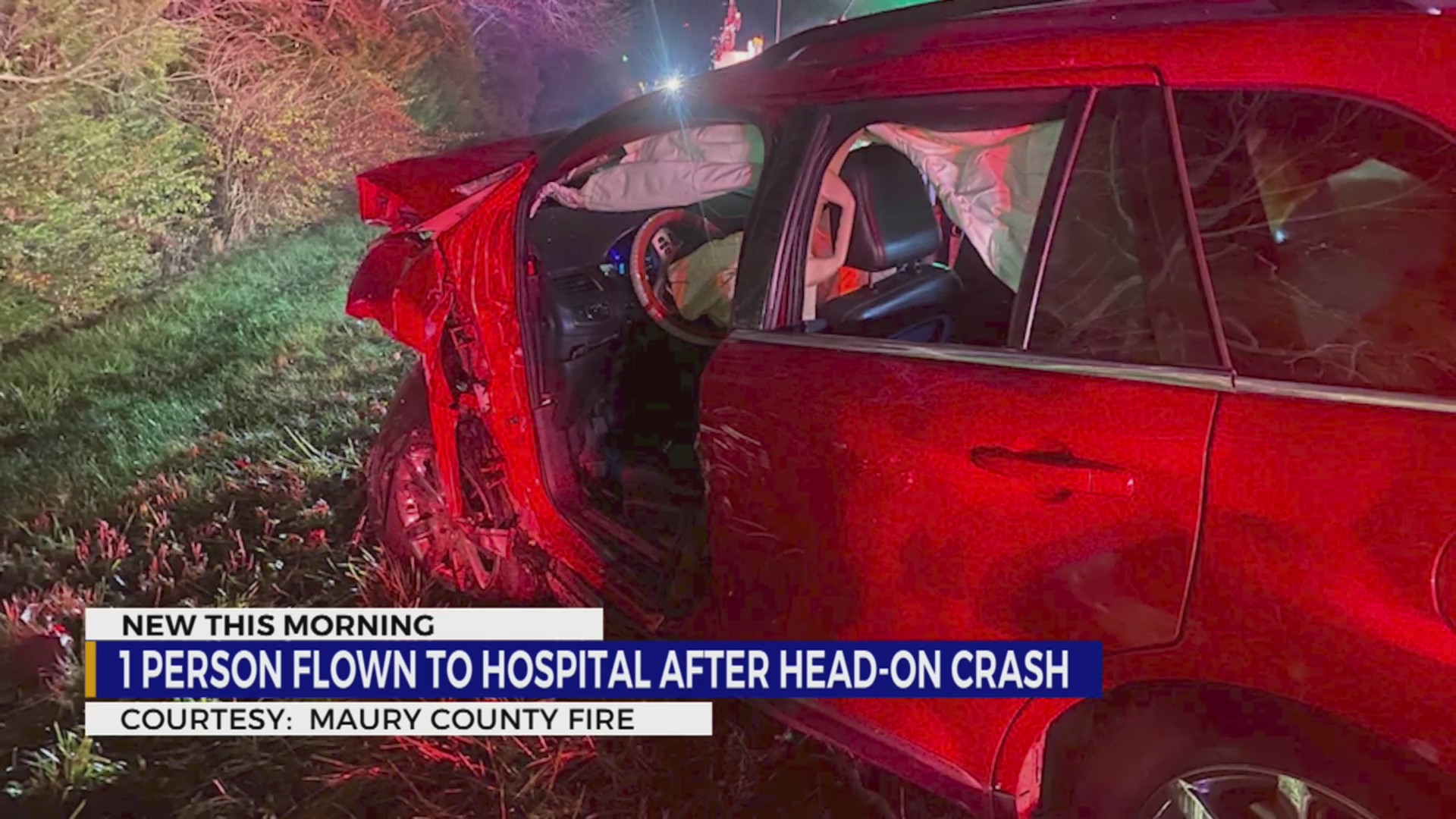 3 injured after head-on crash in Maury County – WKRN News 2