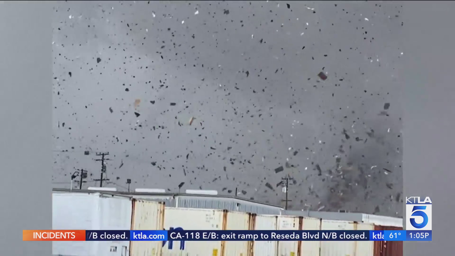 Cleanup underway after tornado rips through Montebello – KTLA