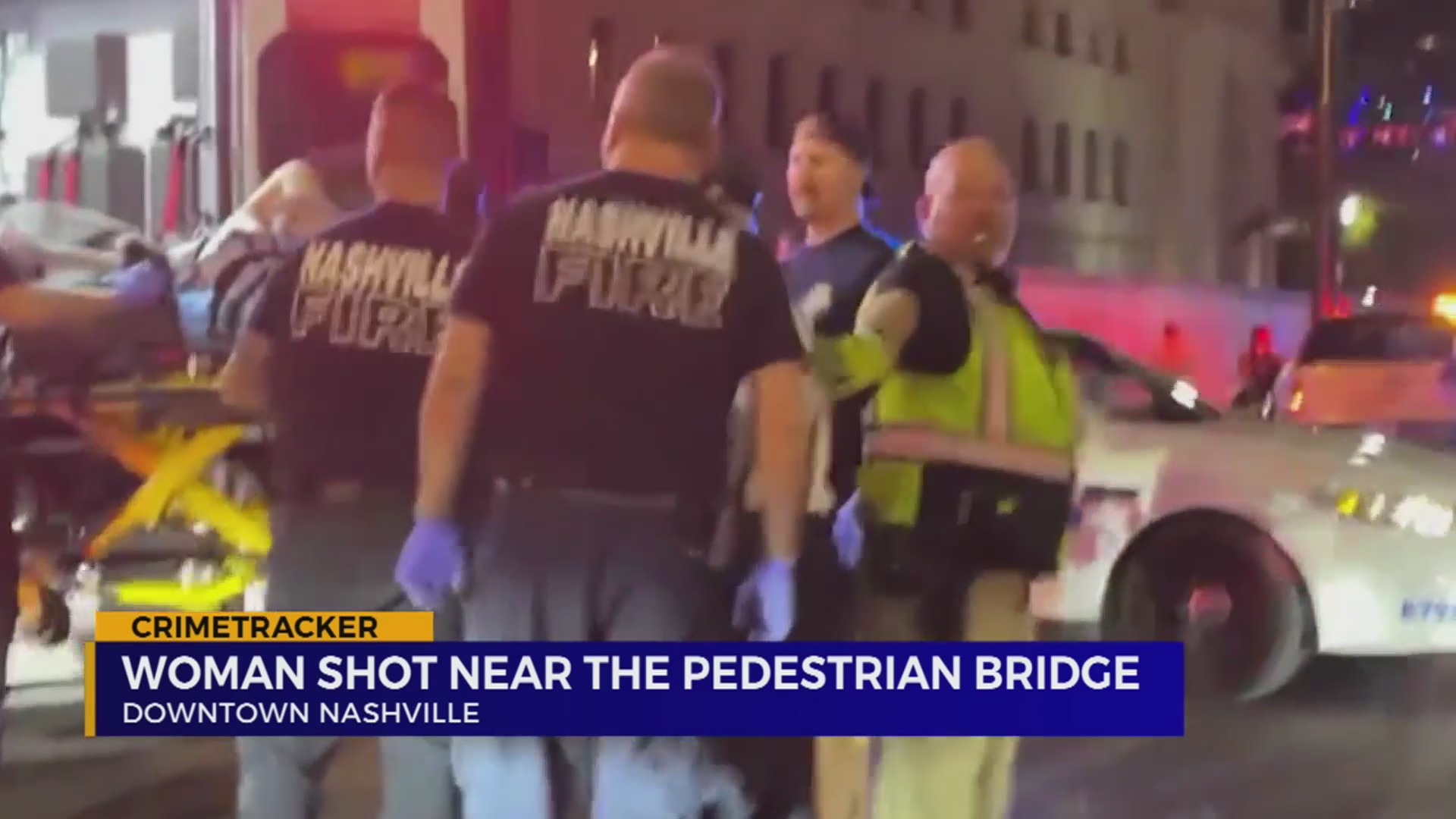Woman speaks after being shot near pedestrian bridge in downtown ...