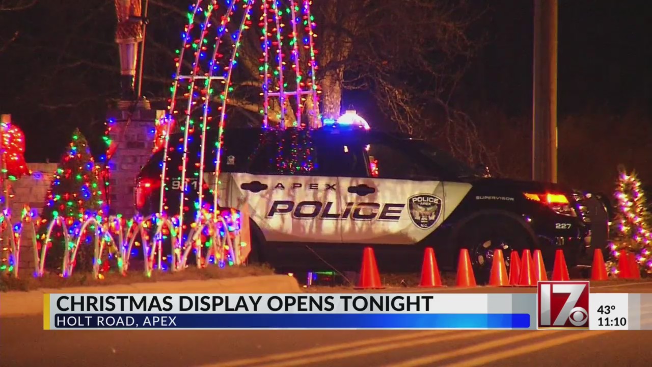 Apex officials release info about how to access Holt Road Christmas
