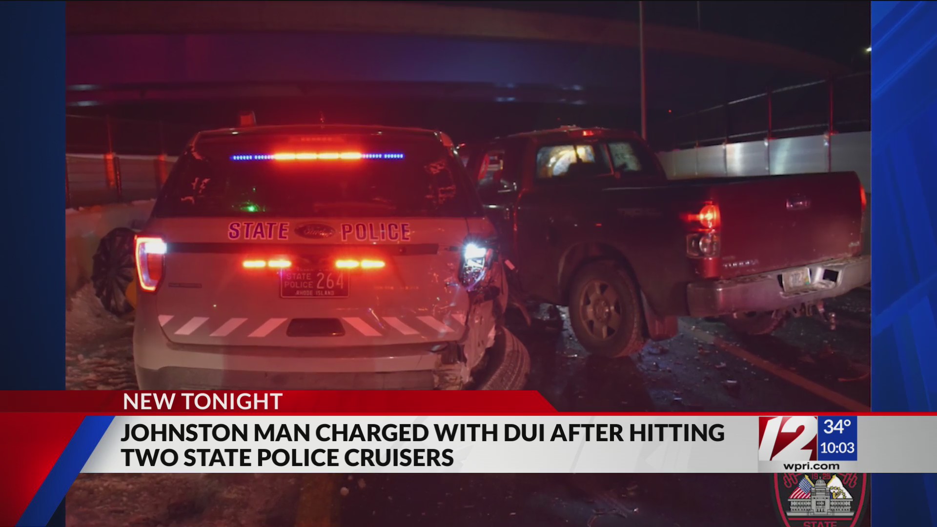 Johnston man charged with DUI after cruiser crash – WPRI.com