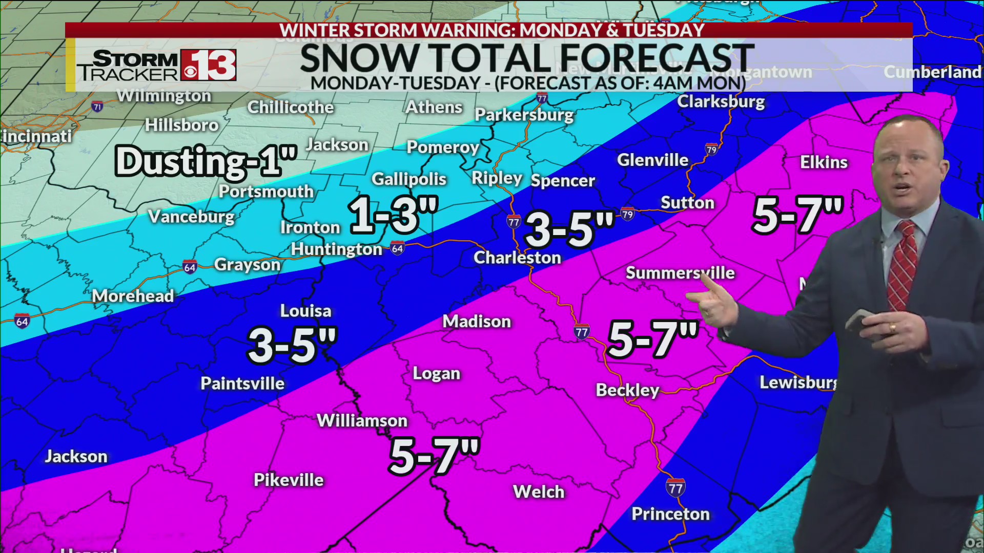 Bitter cold, more snow this week!. – WOWK 13 News
