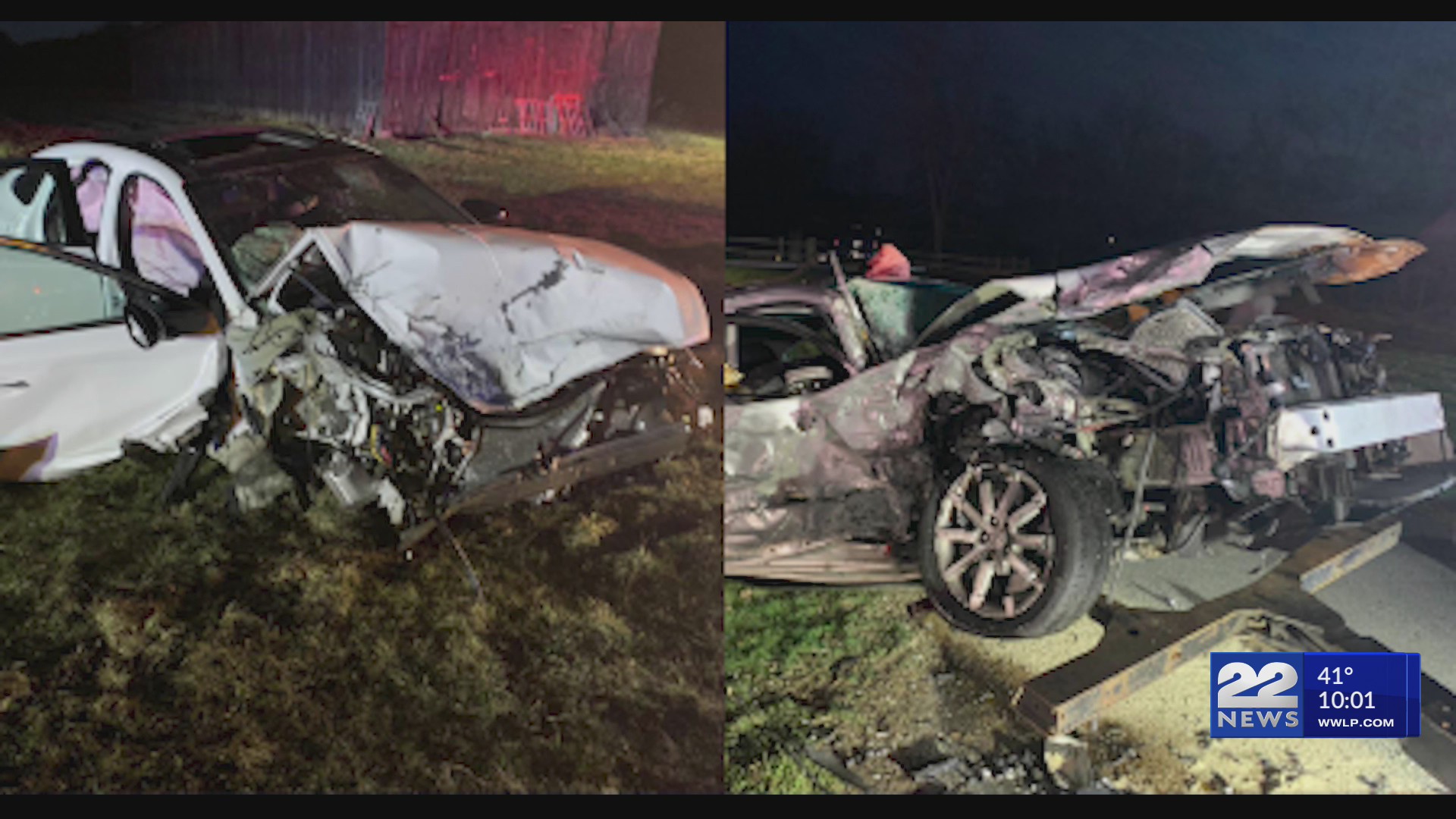 Headon collision on Rocky Hill Road in Hadley results in injuries, and various charges WWLP