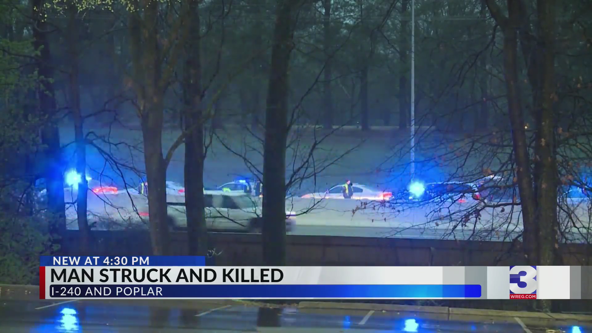 Pedestrian struck, killed on I-240 – WREG.com