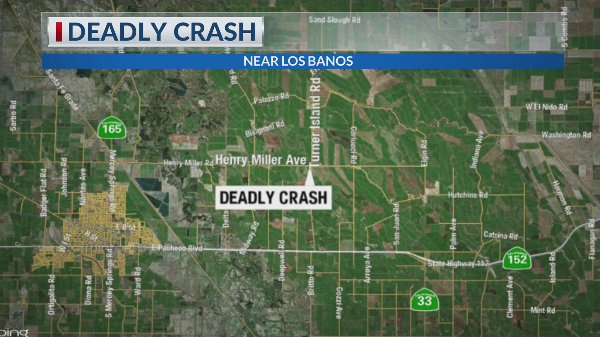 1 dead in crash into canal outside Los Banos – CBS47 and KSEE24 | News ...