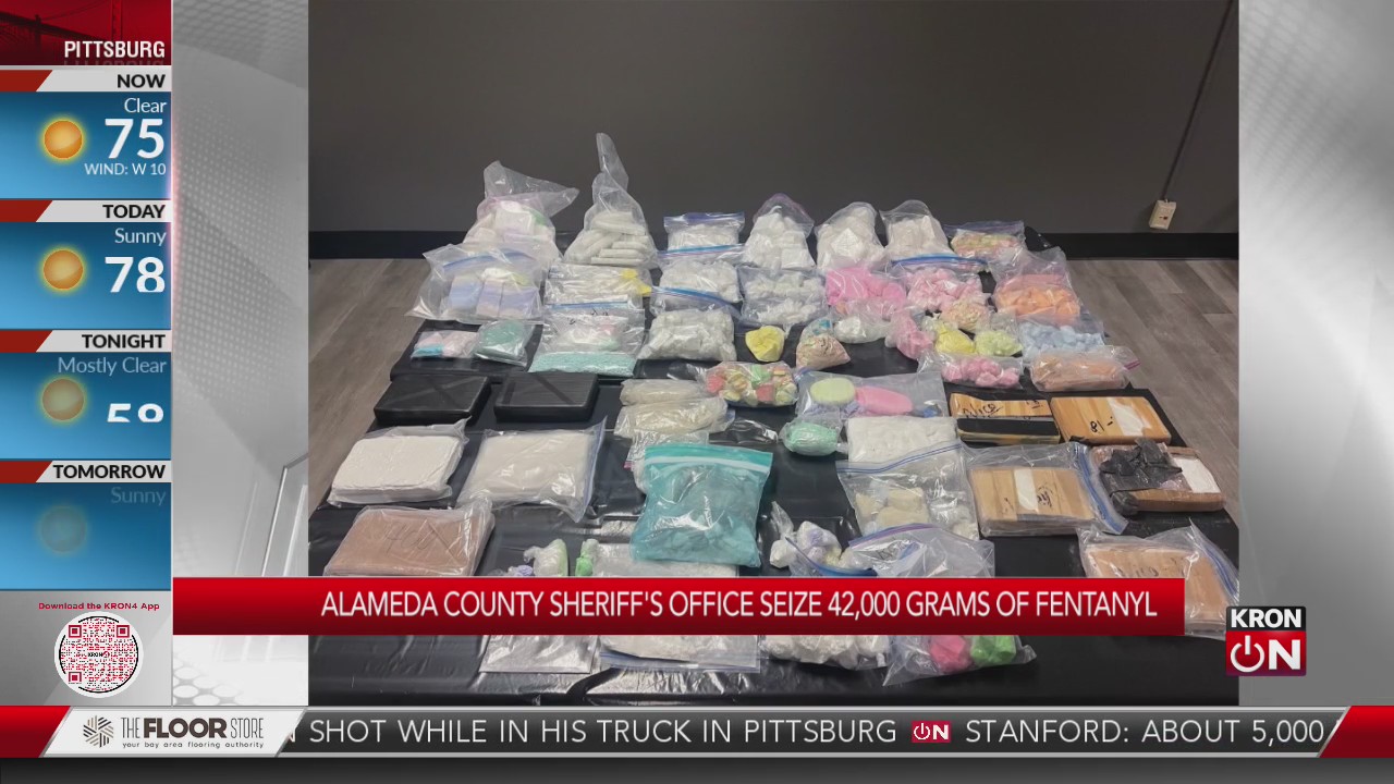 Alameda County Sheriff’s Office seizes 42,000 grams of fentanyl – KRON4