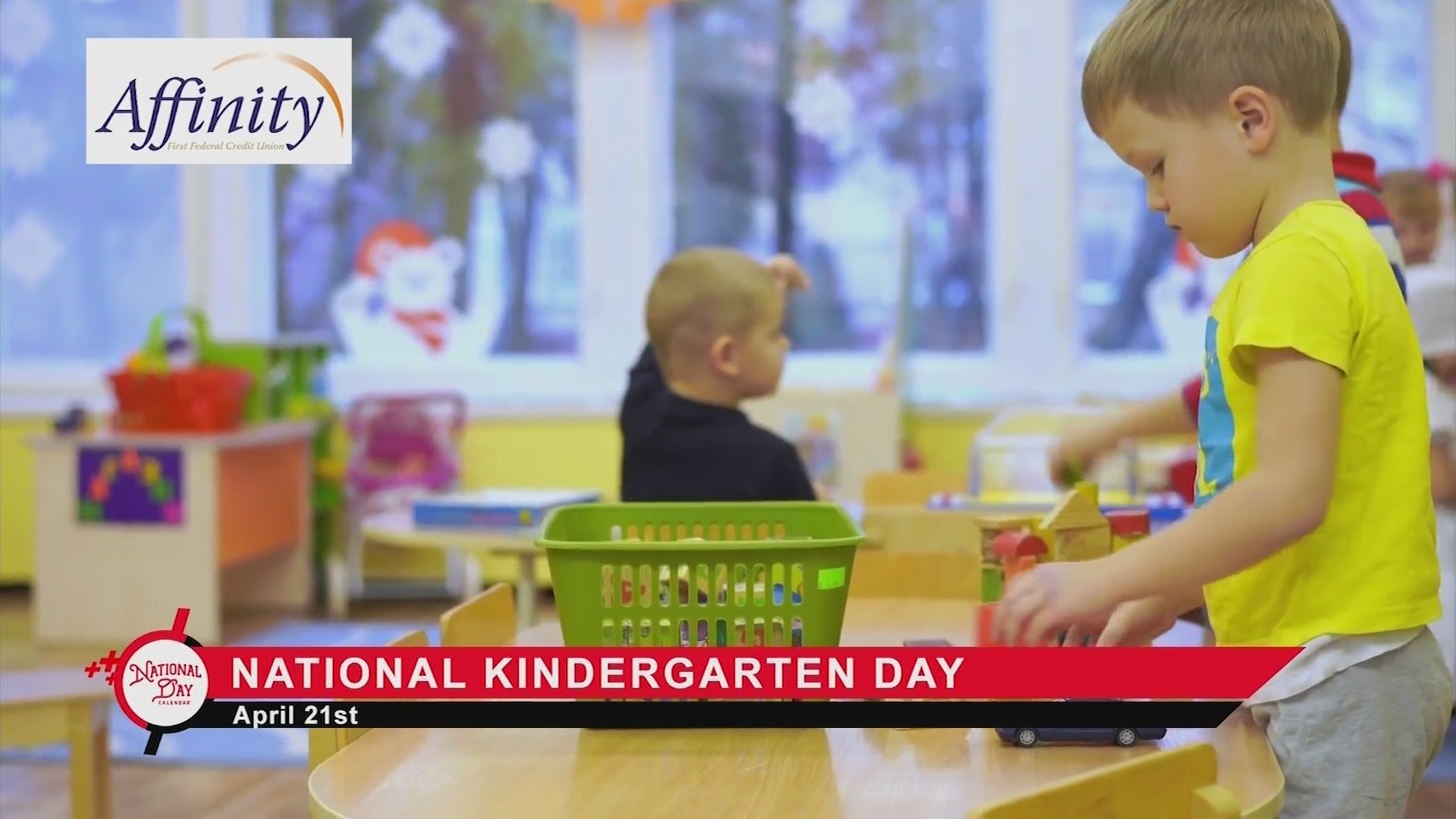 NATIONAL DAY CALENDAR National Kindergarten Day KX NEWS