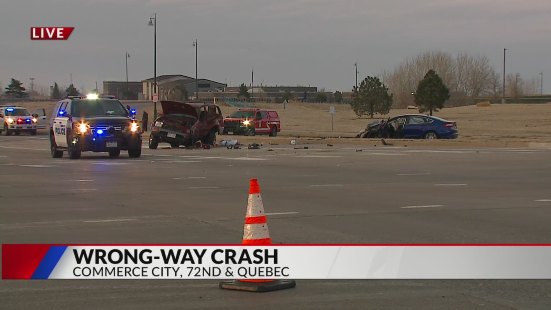 Police: Wrong-way driver causes serious crash in Commerce City – FOX31 ...
