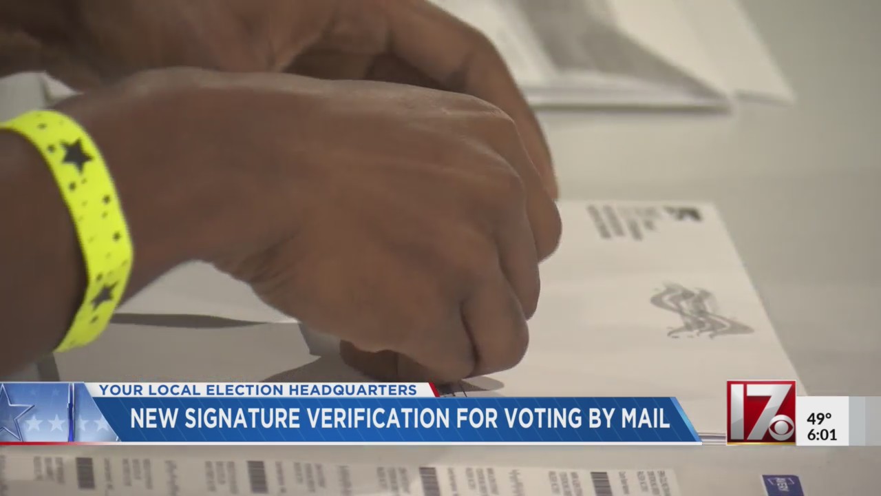 Vote Secure Verification New signature verification for voting by mail – CBS17.com