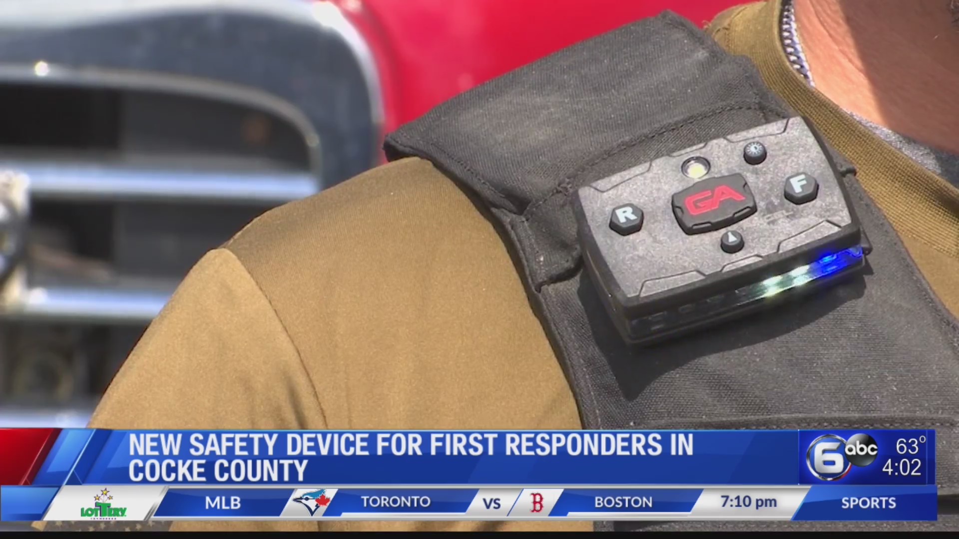 New safety device for first responders in Cocke County WATE 6 On Your Side