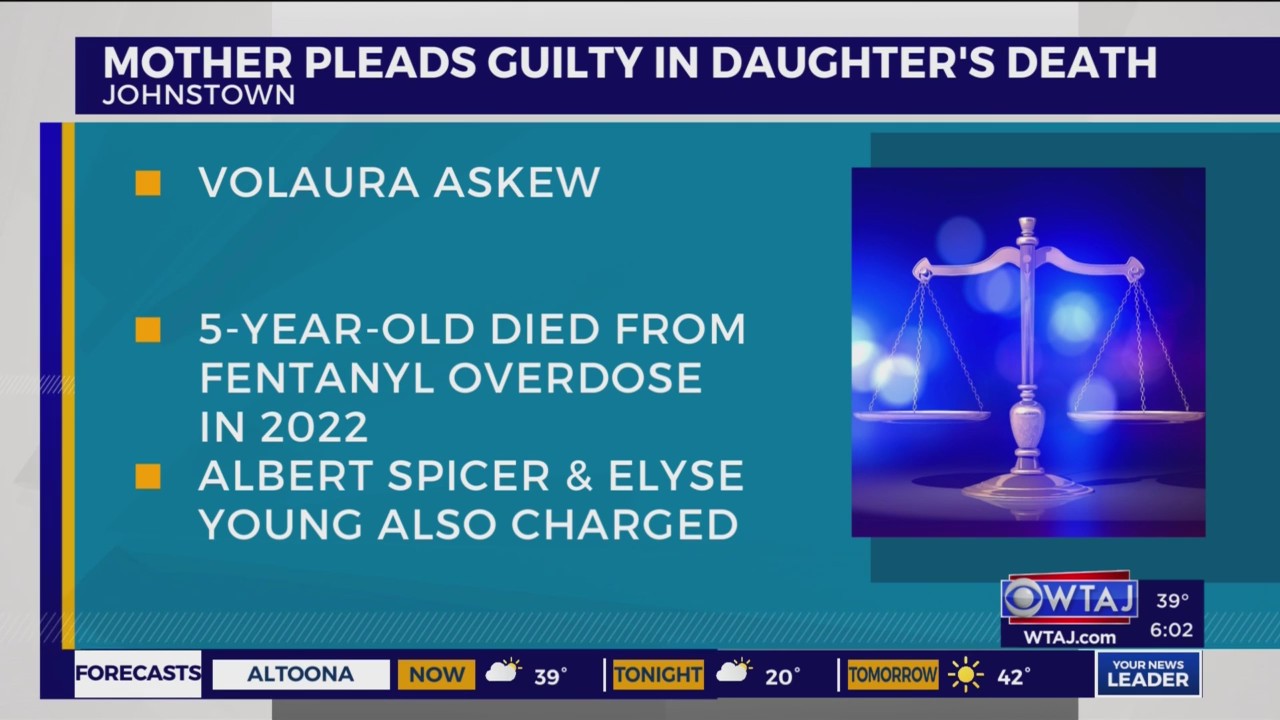 Johnstown mother pleads guilty to charges stemming from fatal overdose ...