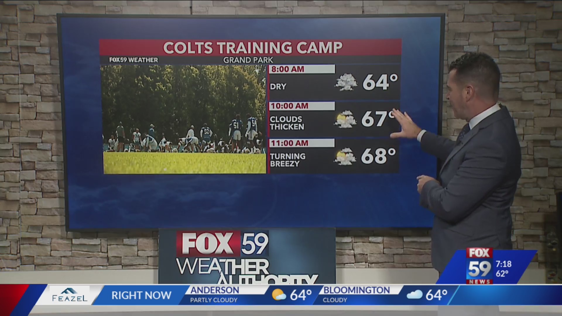 Cooler, cloudy day with passing showers – Fox 59