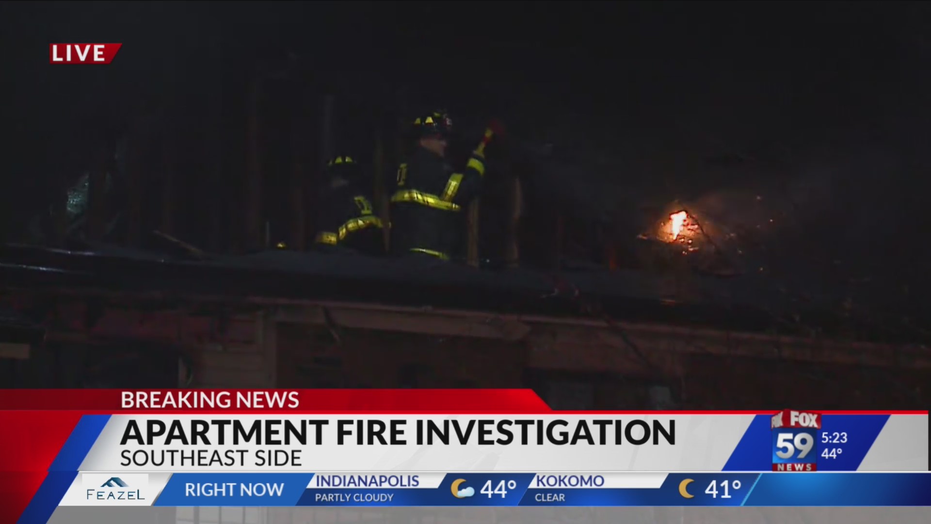 16 units affected as crews tackle apartment fire on southeast side – Fox 59