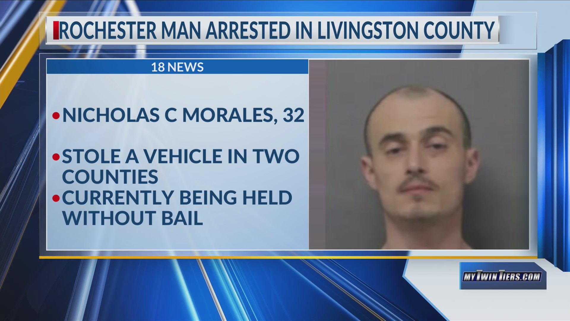 Rochester man arrested after allegedly stealing 2 cars – WETM ...