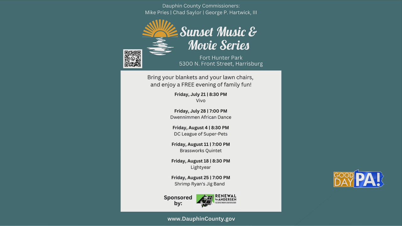 Dauphin County Parks Sunset Music and Movie Series – ABC27