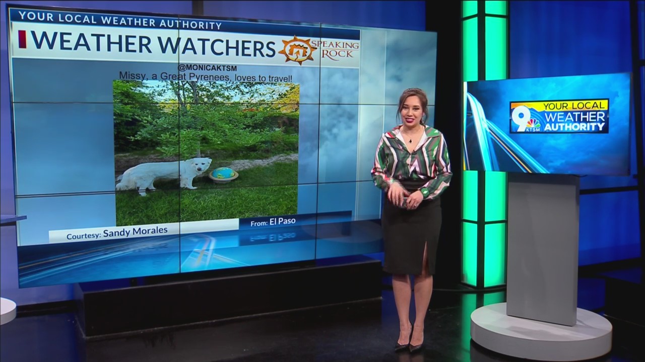 9 day forecast from Monica Cortez KTSM 9 News