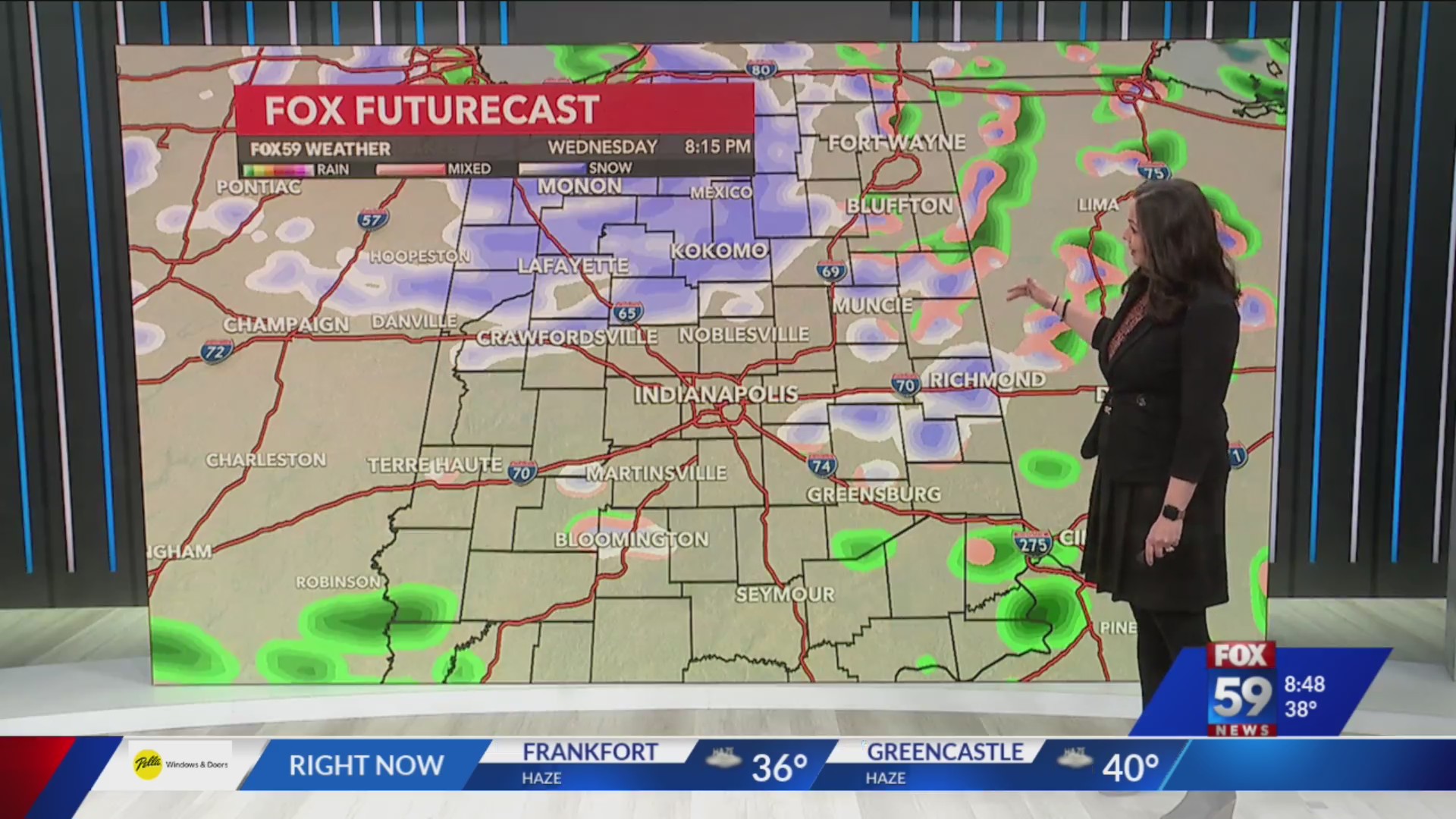 Light snow mixes with rain today and tomorrow; warmer for the weekend ...