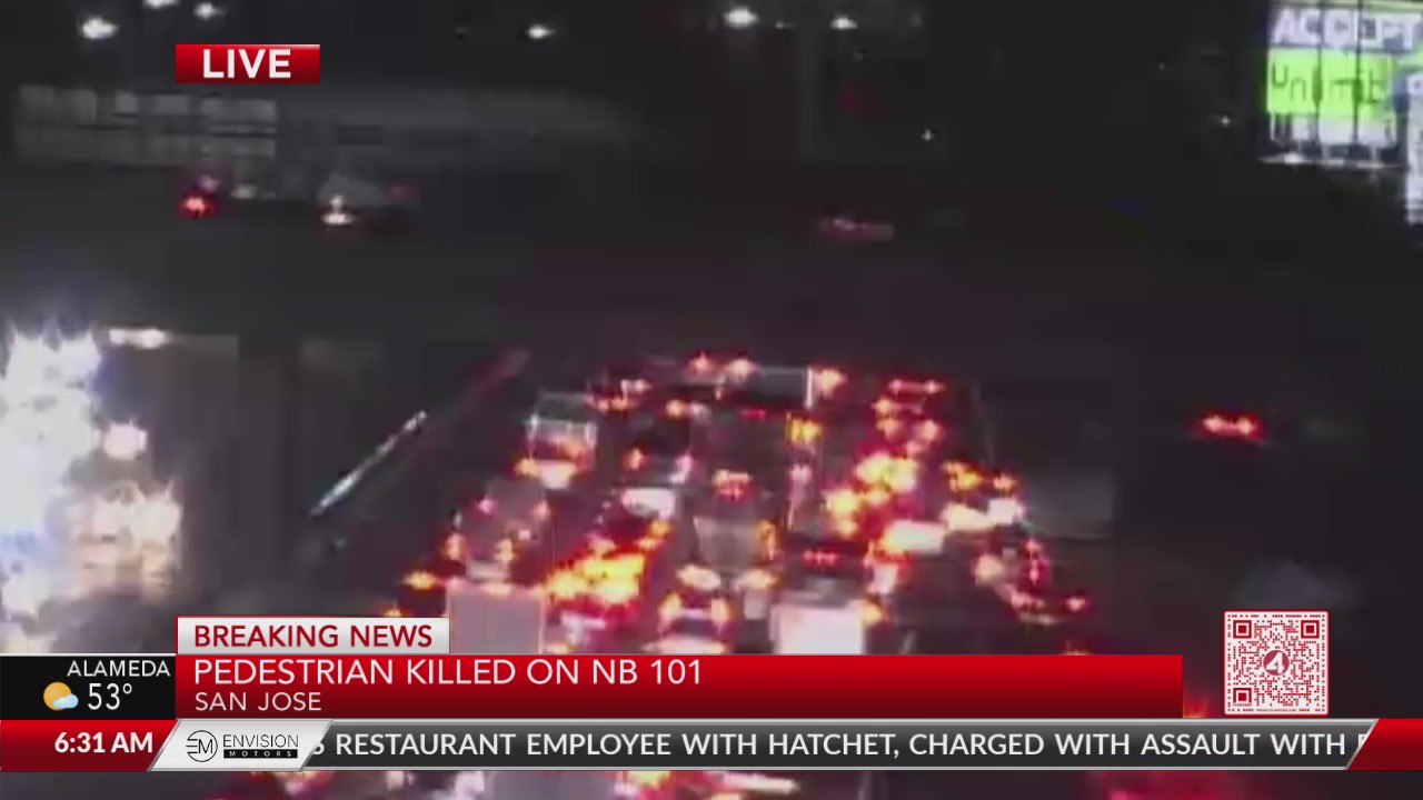 Pedestrian killed on Highway 101 in San Jose – KRON4