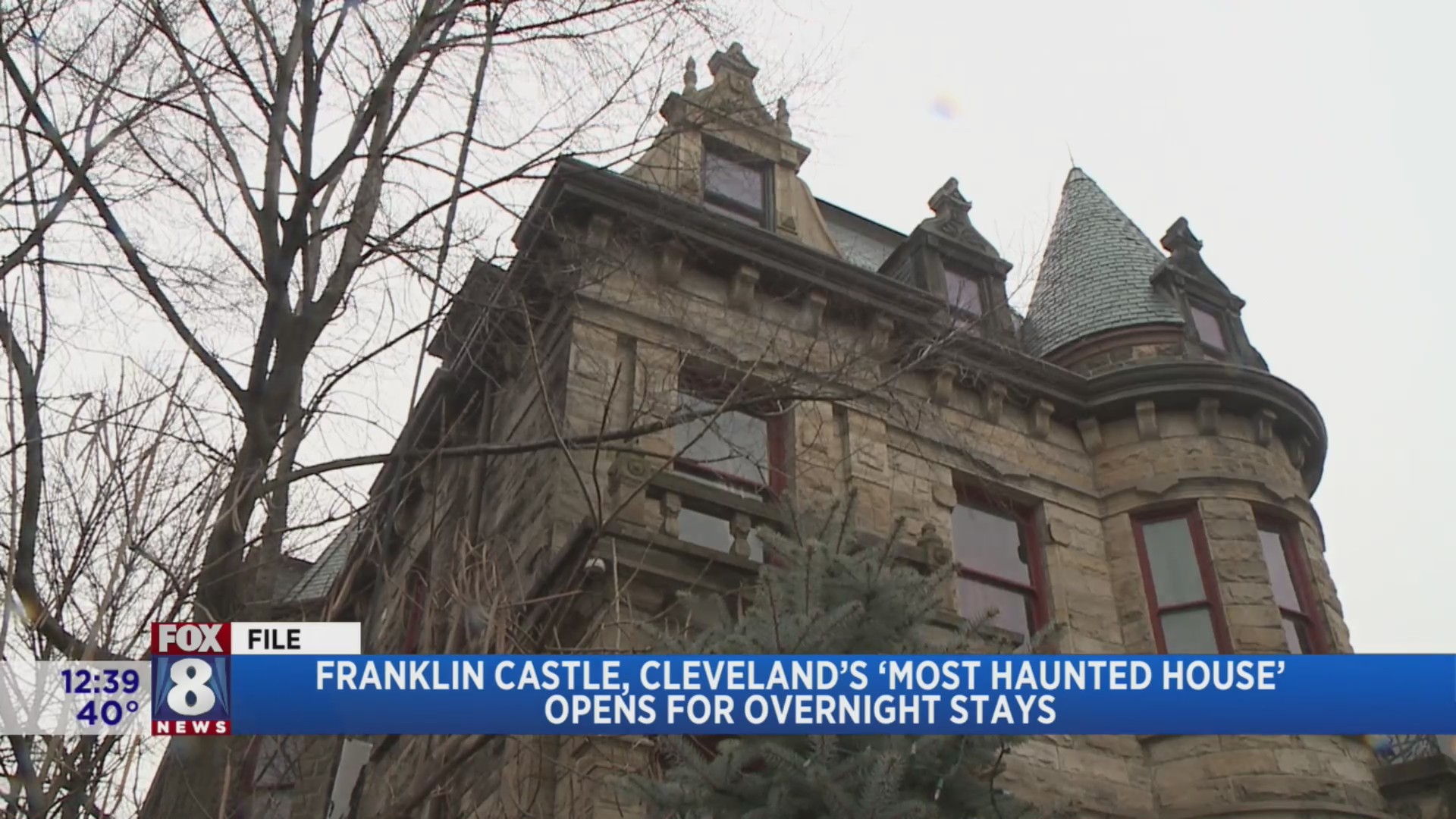 Franklin Castle, Cleveland’s ‘most haunted house’ opens for overnight