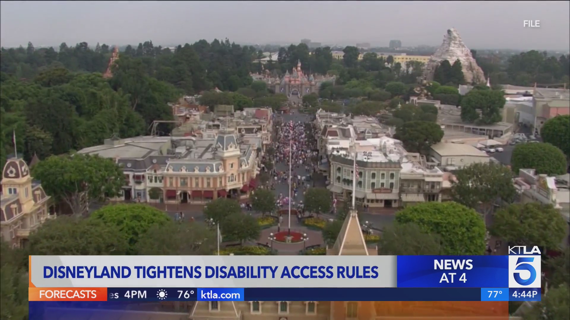 Changes are coming to Disneyland’s Disability Access Service program KTLA