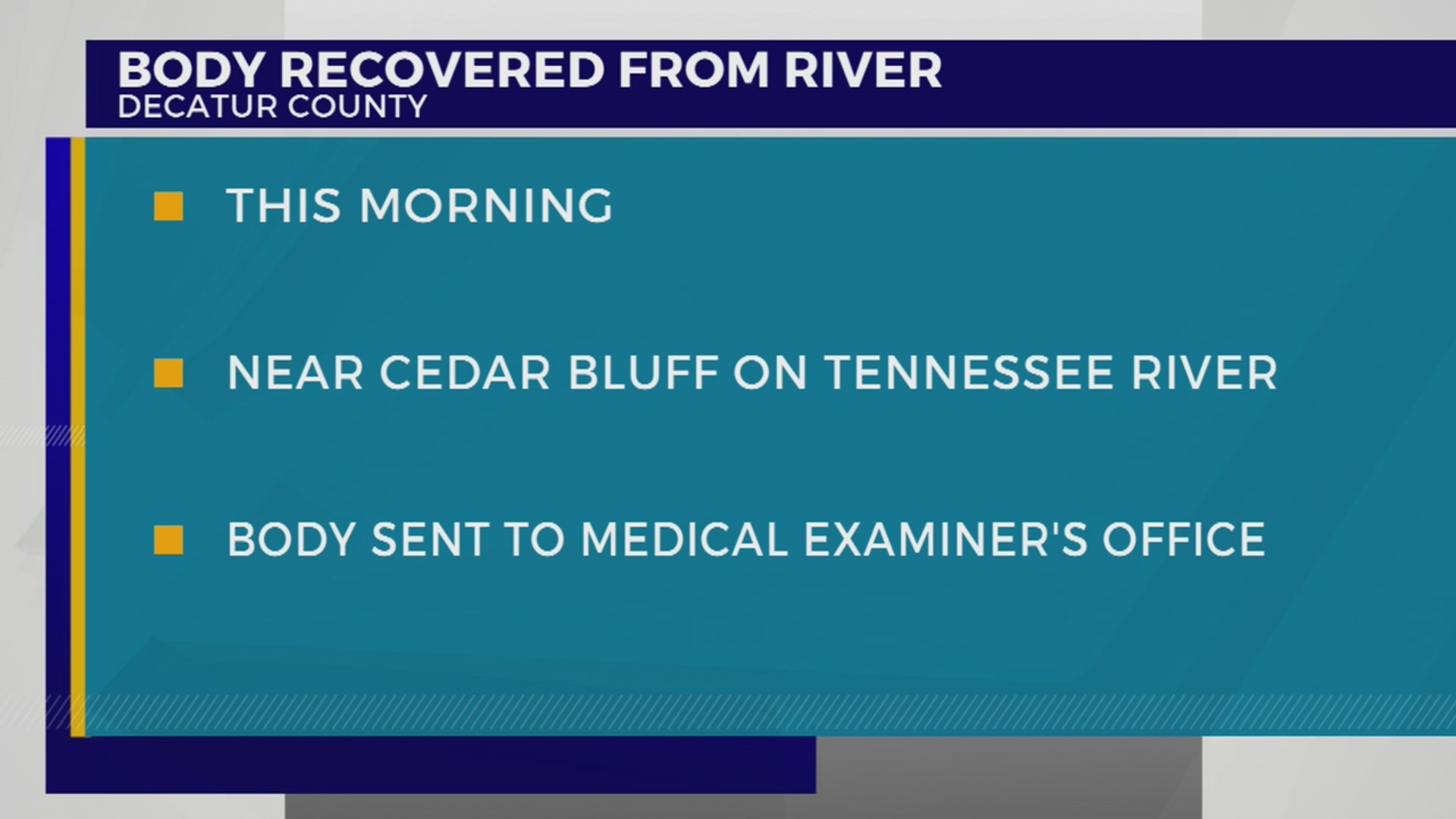 Body recovered from river in Decatur County – WKRN News 2