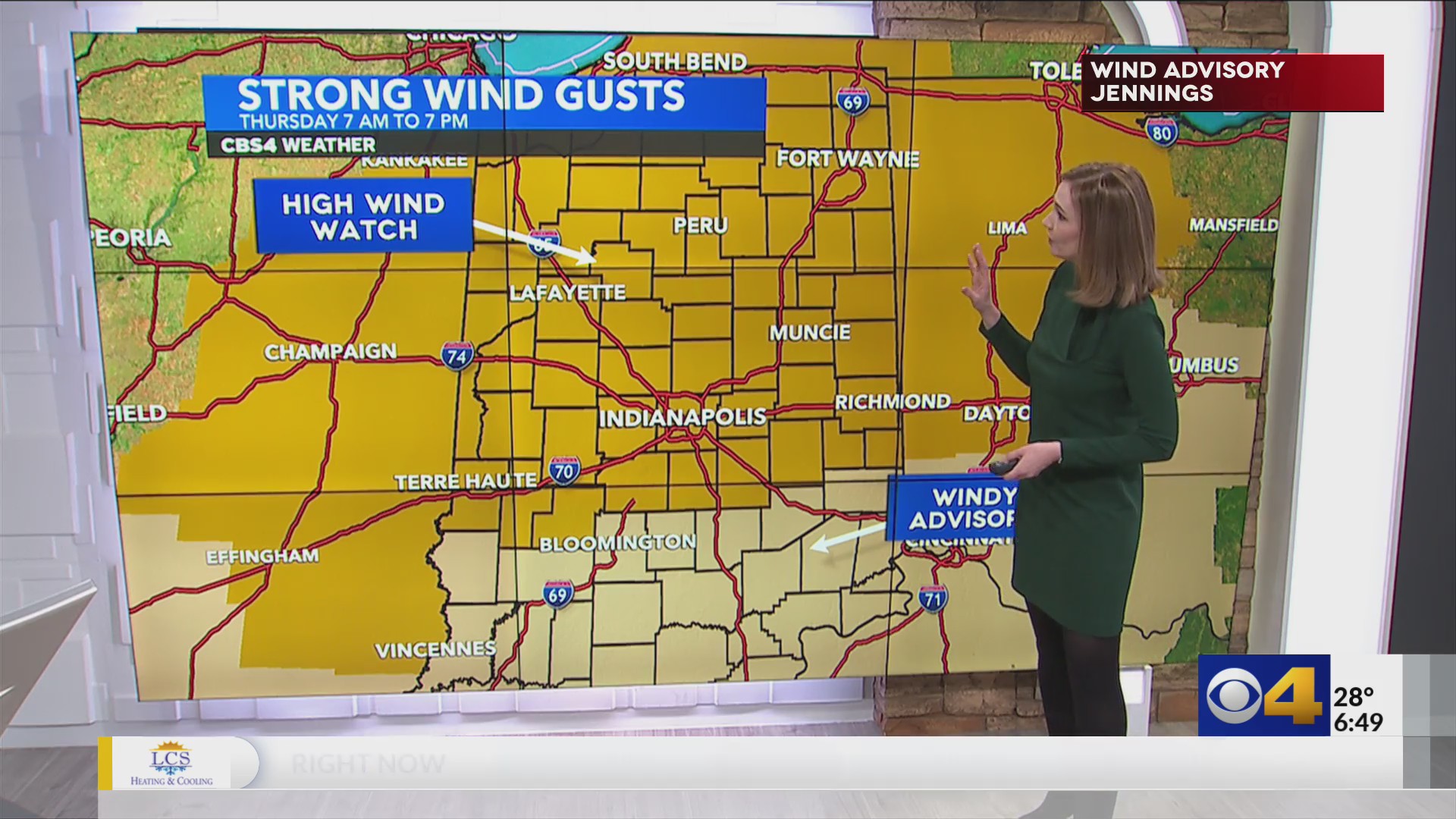 Rain, storms and strong wind gusts move in – Fox 59
