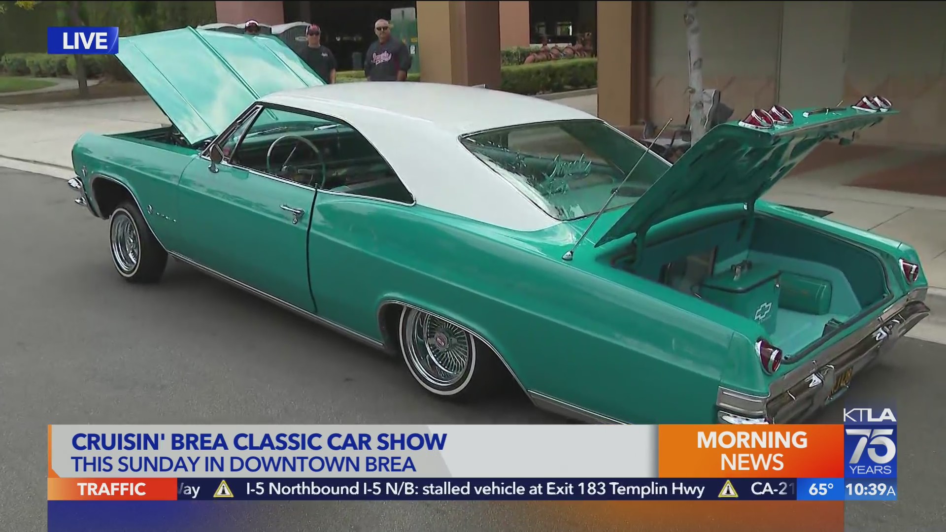 Cruisin’ Brea Classic Car Show KTLA