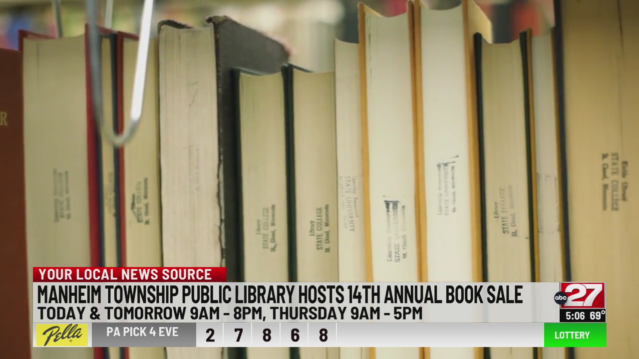 Manheim Township Public Library holding book sale ABC27