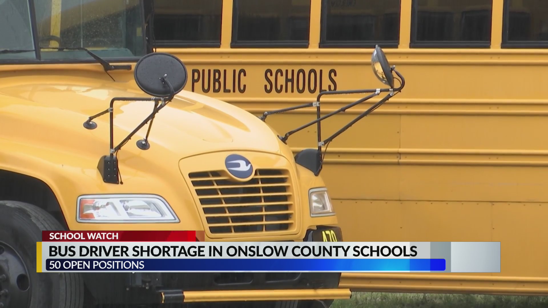 School bus driver shortage woes impacting Onslow school district – WNCT