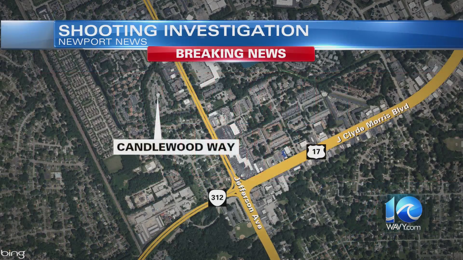 Man injured following shooting on Candlewood Way in Newport News – WAVY.com