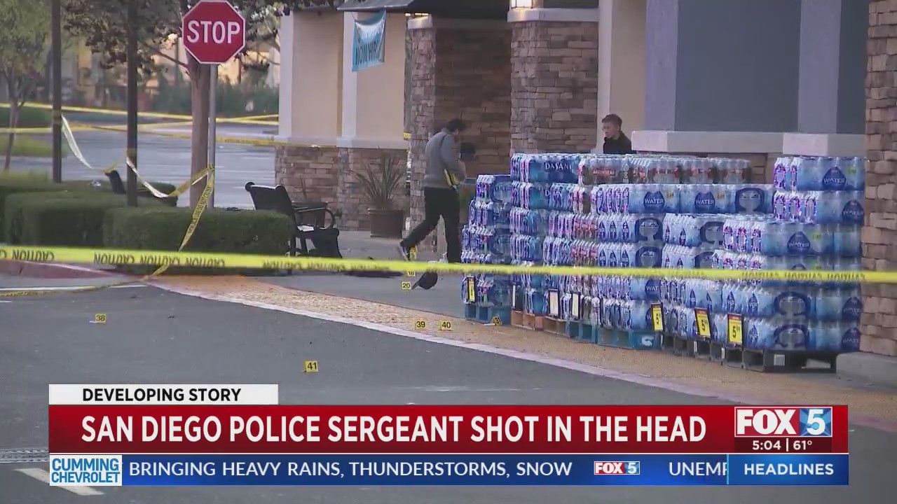 San Diego Police Sergeant Shot In Head – FOX 5 San Diego & KUSI News
