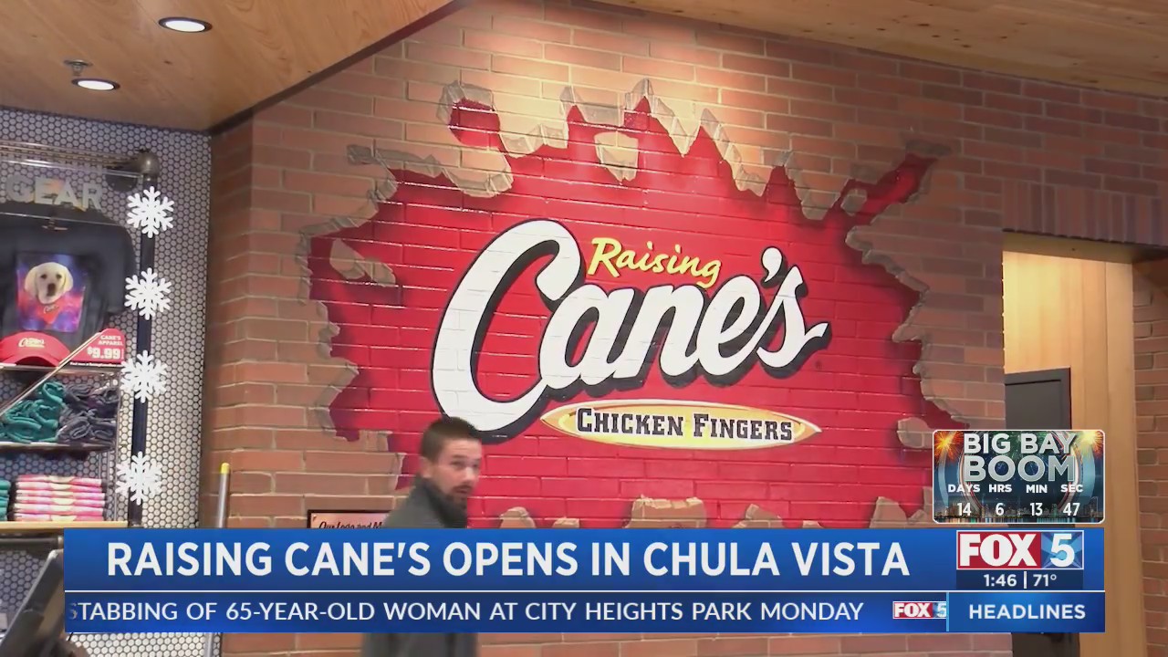 Raising Cane’s Opens In Chula Vista FOX 5 San Diego & KUSI News