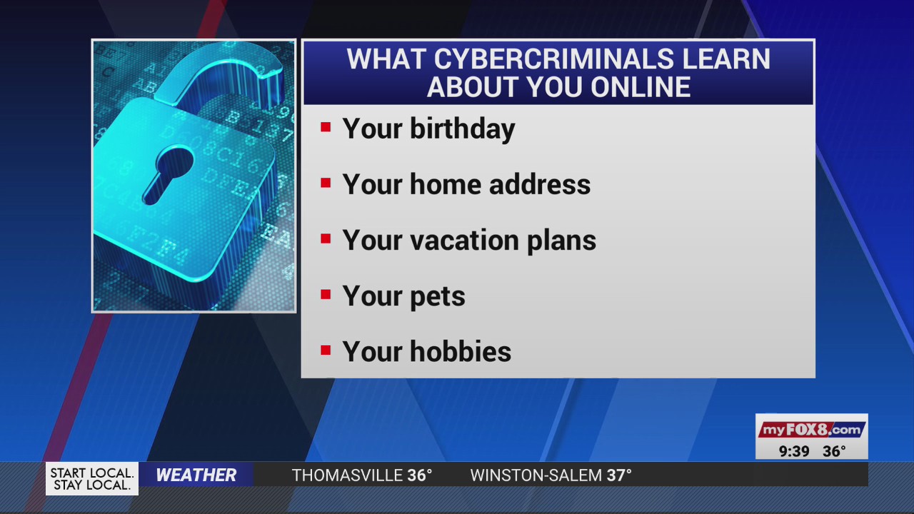 What cybercriminal can learn about you online – FOX8 WGHP