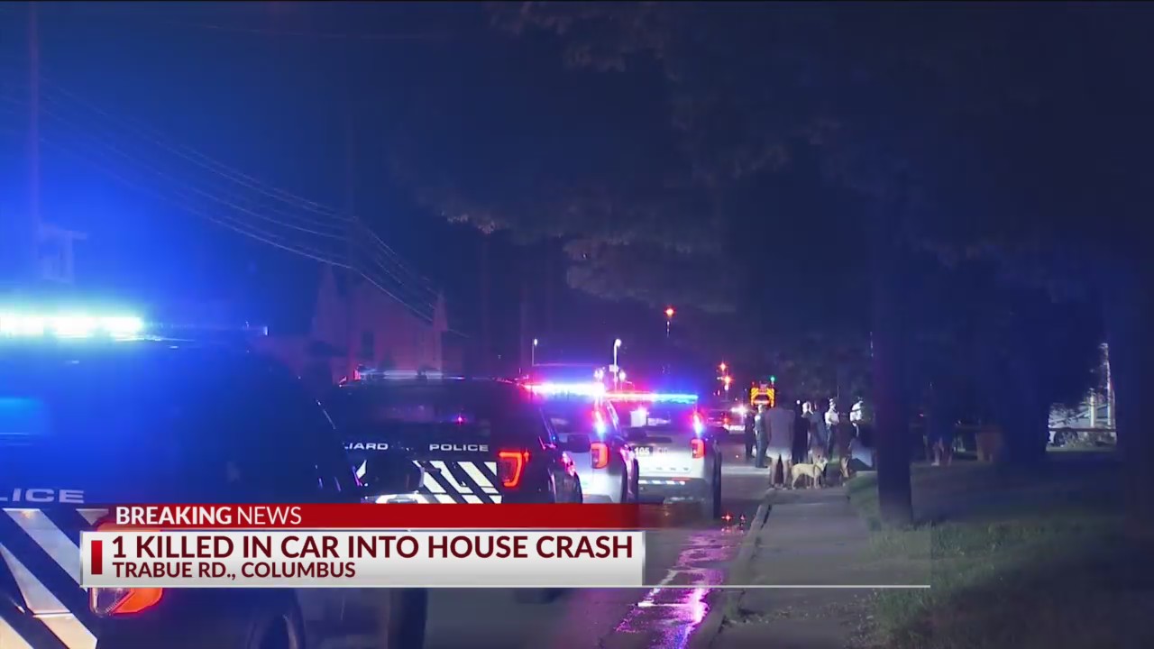 One dead after car crashes into northwest Columbus house – NBC4 WCMH-TV