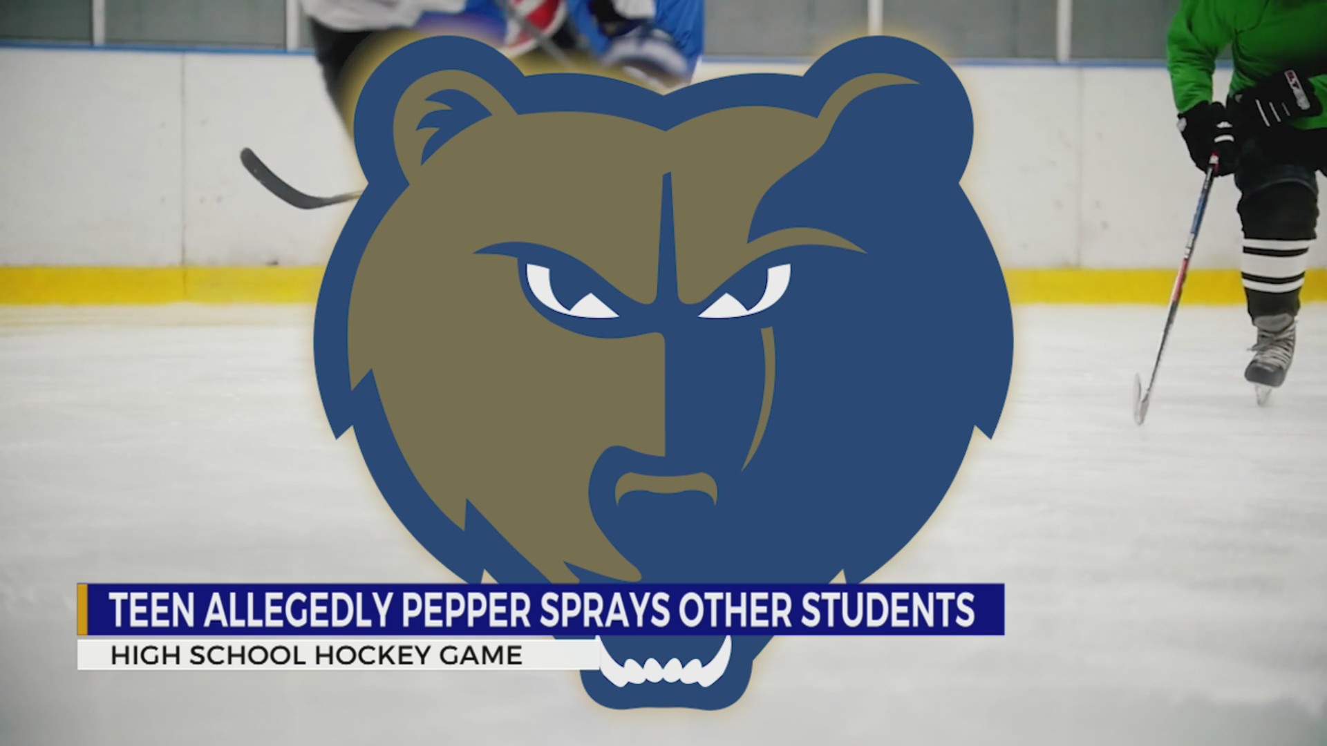 Teen allegedly pepper sprayed other students at high school hockey game