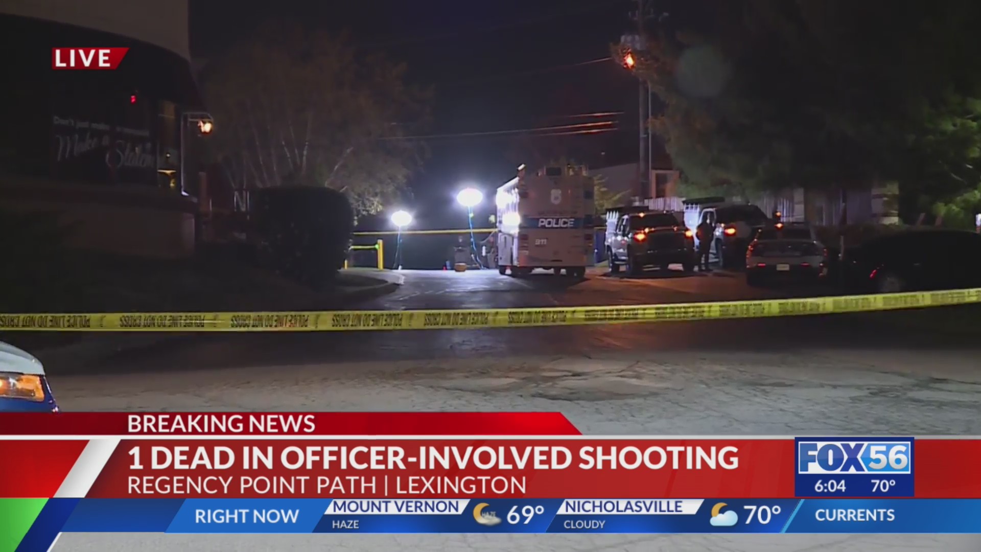 1 dead after shooting with Lexington police – FOX 56 News