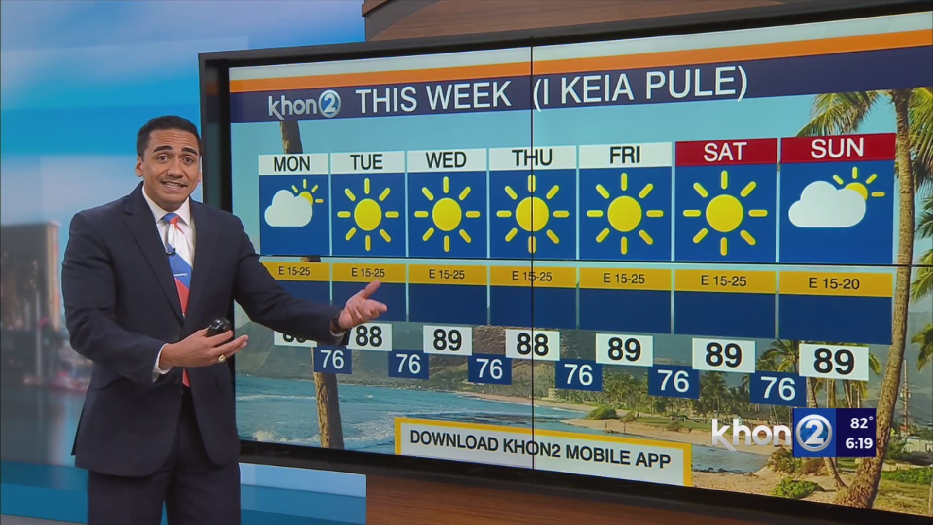 Locally breezy trade winds to prevail – KHON2