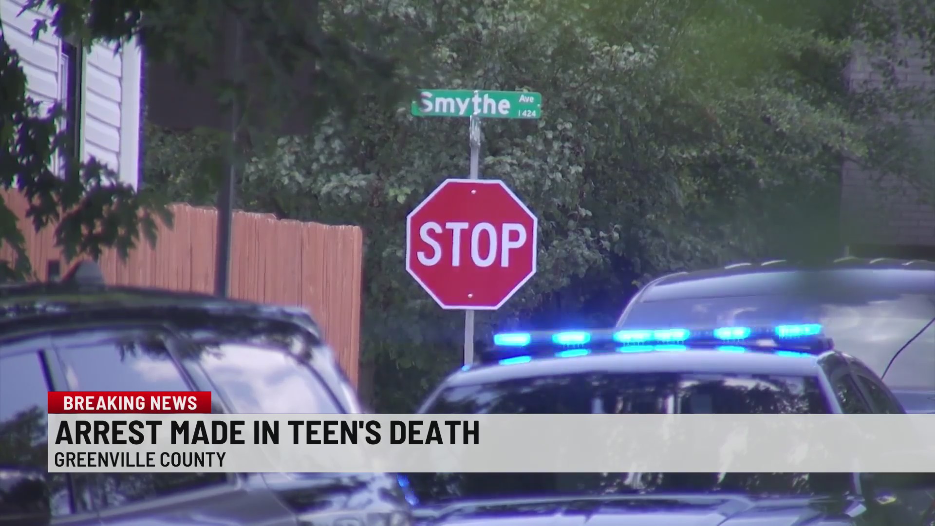 Man arrested in connection with murder of Greenville Co. teen – WSPA 7NEWS