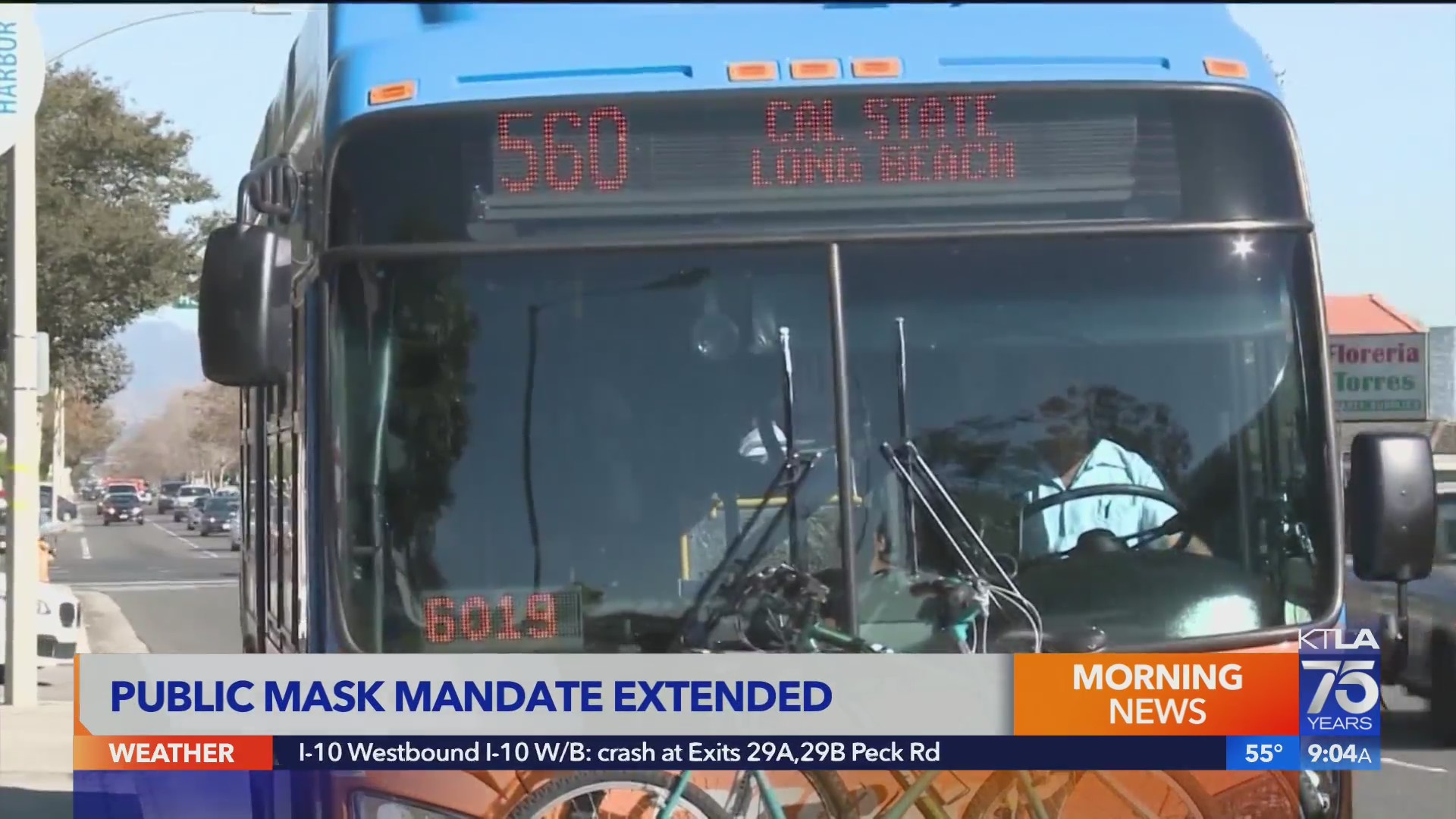 Mask mandate extended for public transportation – KTLA
