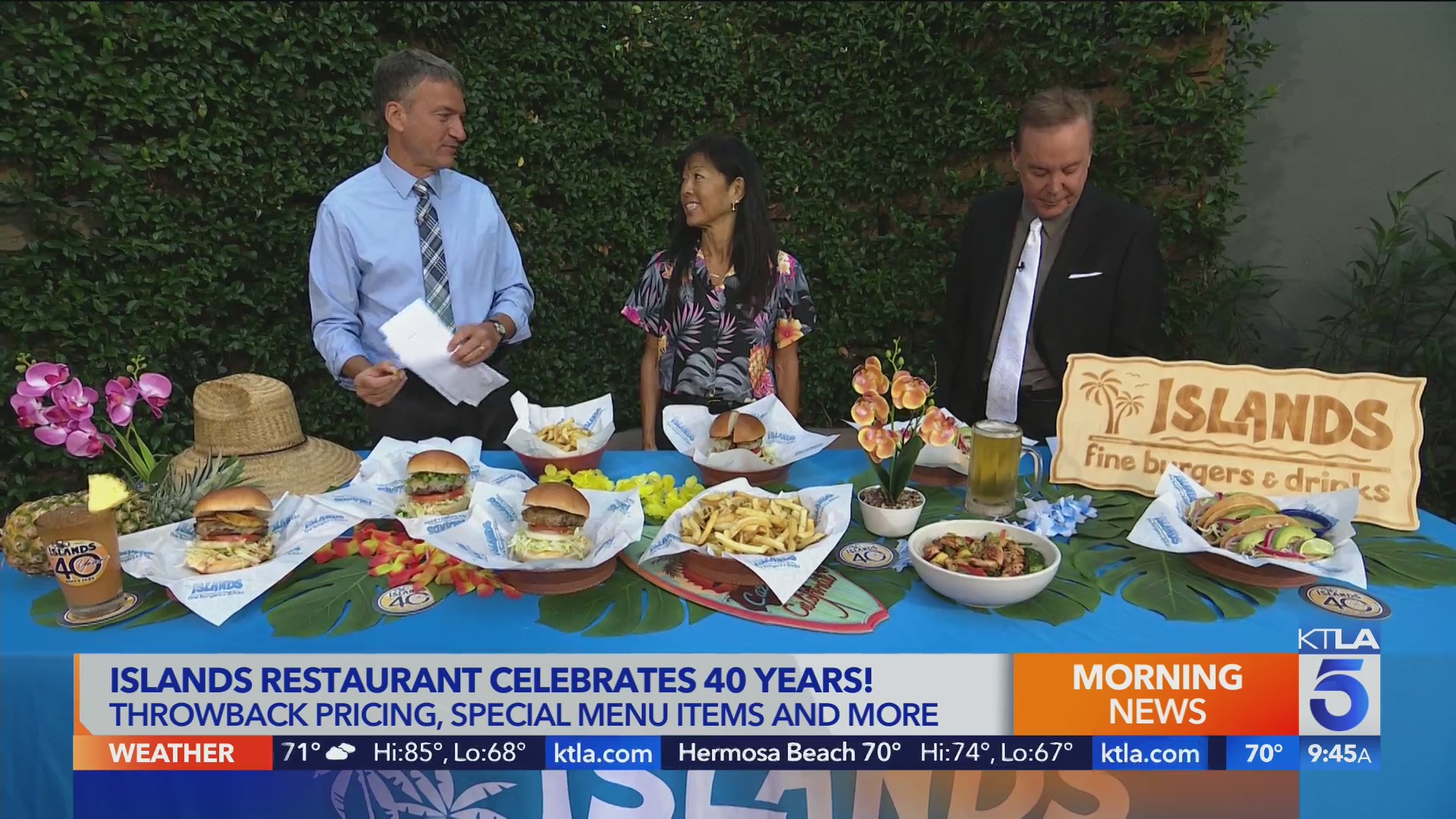 Islands Restaurants celebrating 40th anniversary KTLA