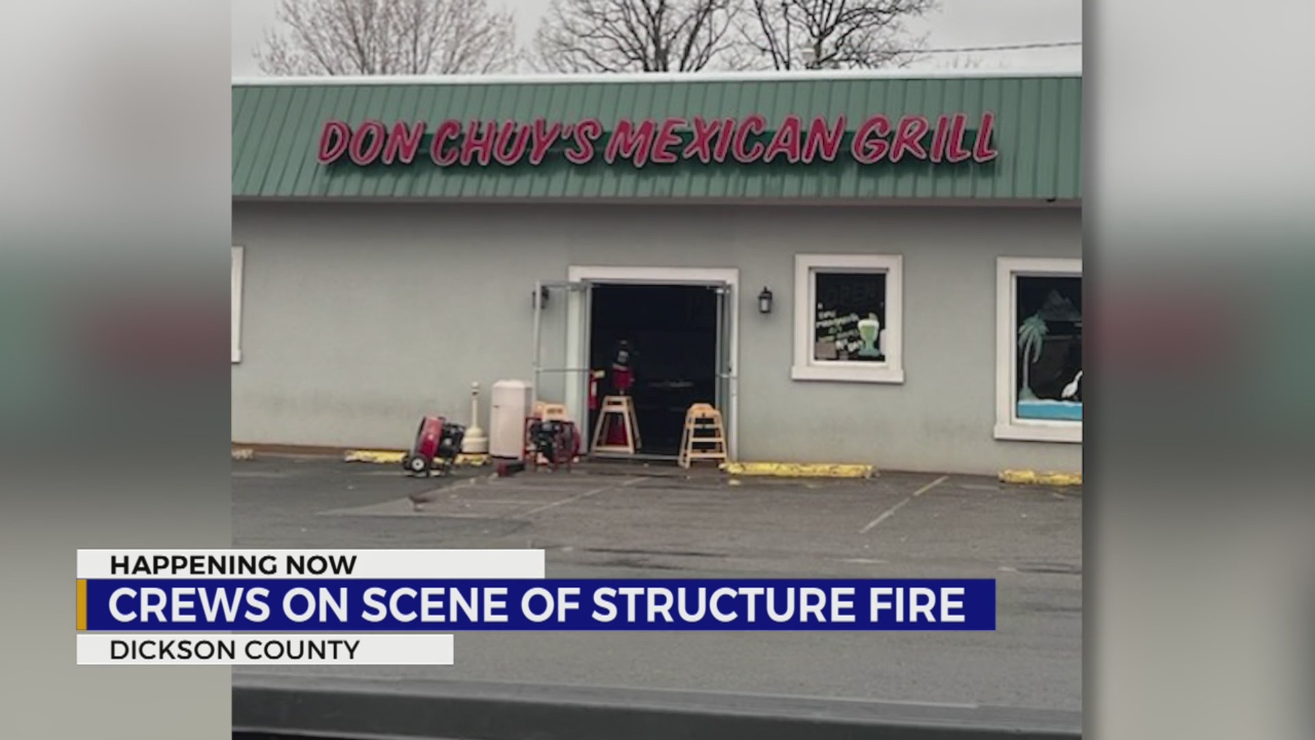 Dickson County crews on scene of structure fire – WKRN News 2