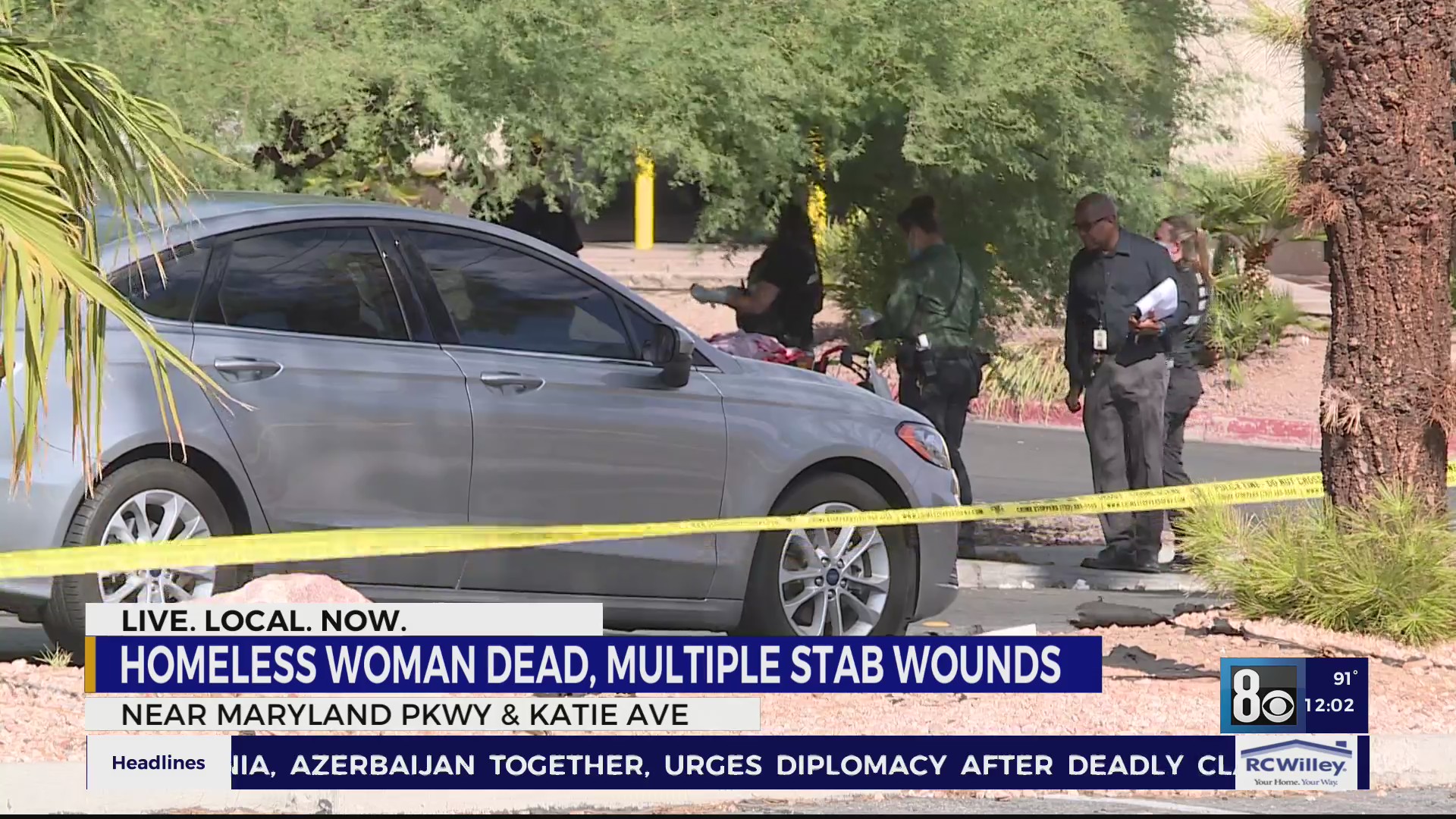 Las Vegas police investigate after woman found stabbed to death on ...